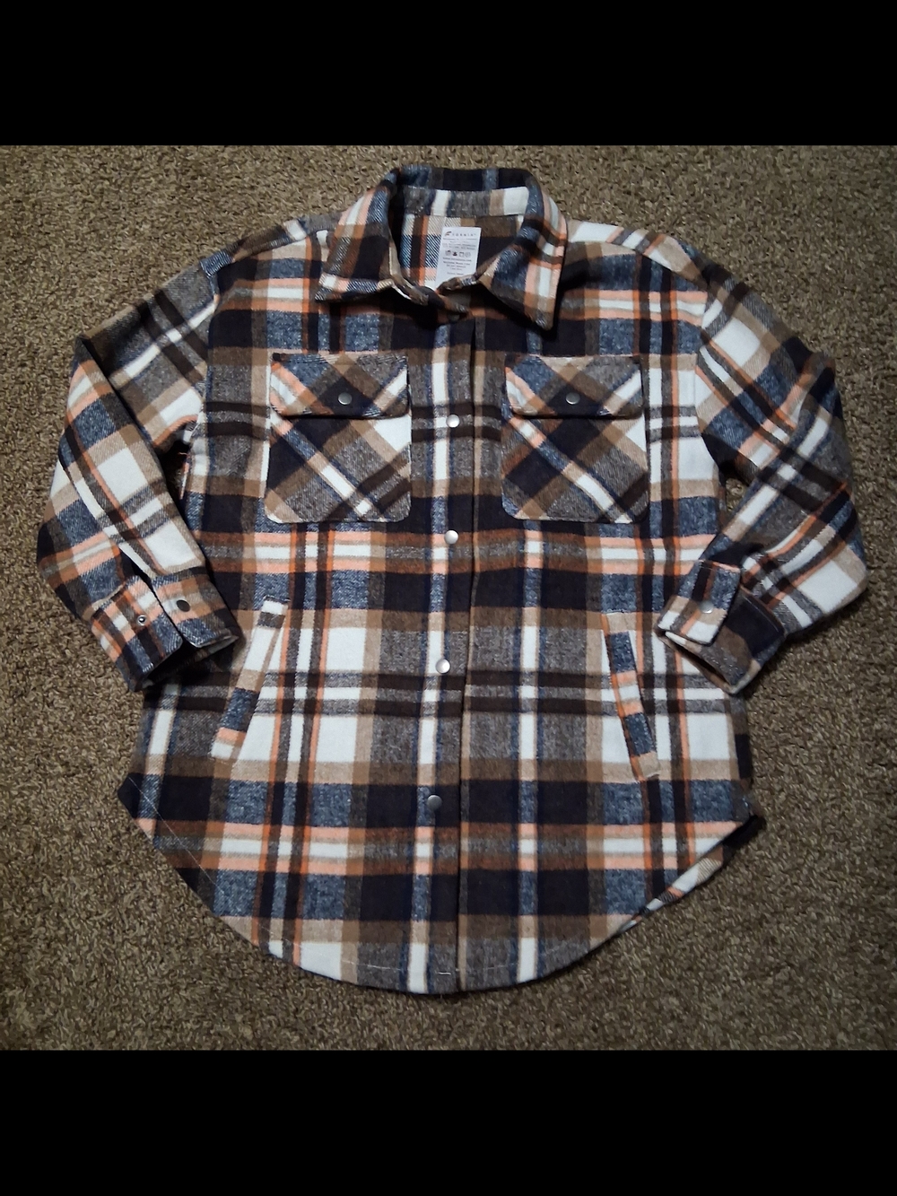 Forniaunisex Flannel Shacket Xs in Mens Medium For Womens. Brand New/no Tags